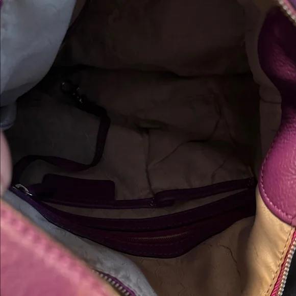 Michael Kors Vibrant Purple Hobo Bag - Picture 4 of 10